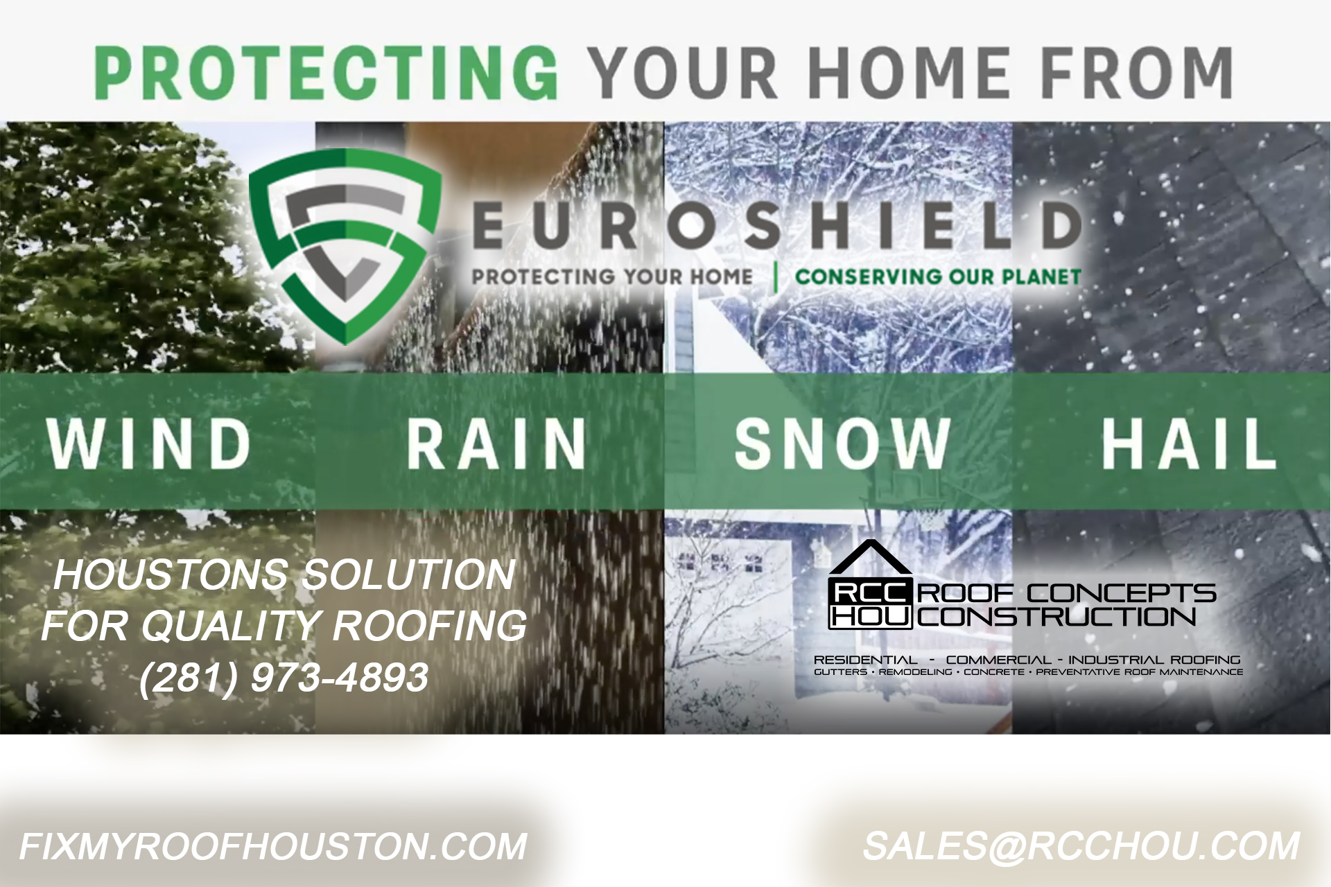 Houstons Solution for Texas Weather – Euroshield / Roof Concepts Construction